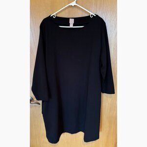 H & M Black straight dress